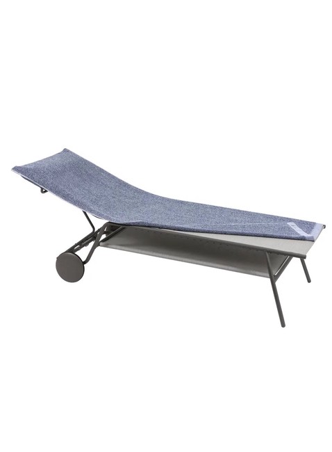 Ręcznik kąpielowy Lafuma Mobilier Relax XL Littoral Cotton - iroise blue