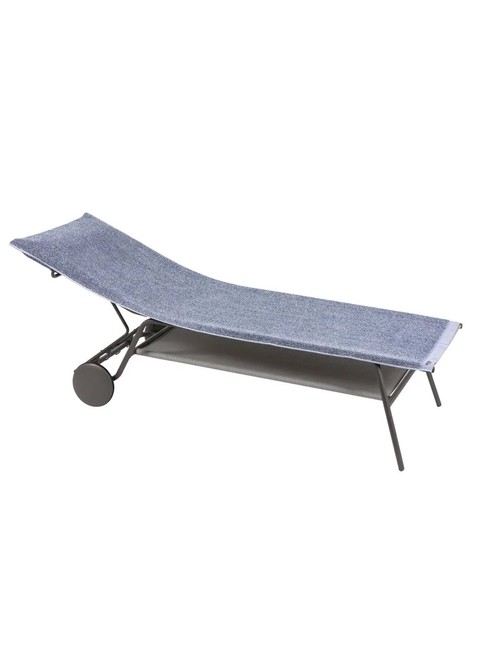 Ręcznik kąpielowy Lafuma Mobilier Relax XL Littoral Cotton - iroise blue