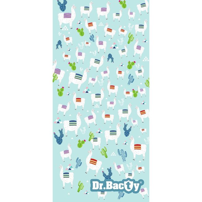 Ręcznik podróżny antybakteryjny Dr. Bacty L - alpaki