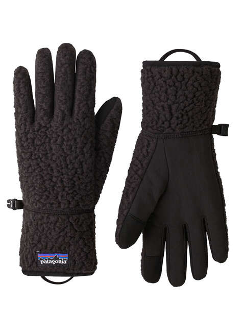 Rękawiczki Patagonia Retro Pile Gloves - czarne