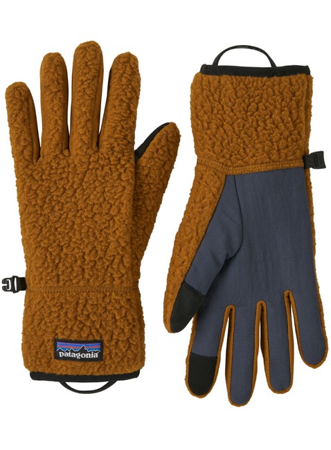 Rękawiczki Patagonia Retro Pile Gloves - shelter brown