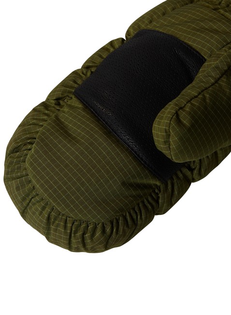 Rękawiczki puchowe The North Face Montana Puffer Mittens - forest olive iridescent ripstop