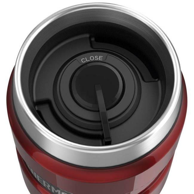 Samochodowy kubek termiczny 470 ml Thermos Stainless King™ Thumbler  - red