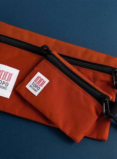 Saszetka Topo Designs Micro Accessory Bag - coral / peppercorn