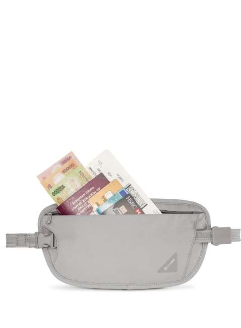 Saszetka na dokumenty portfel Pacsafe X100 RFID Security Waist Wallet - grey