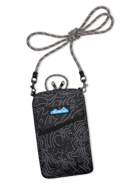 Saszetka portfel na ramię Kavu Essential Case - black topo