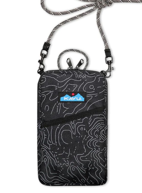 Saszetka portfel na ramię Kavu Essential Case - black topo