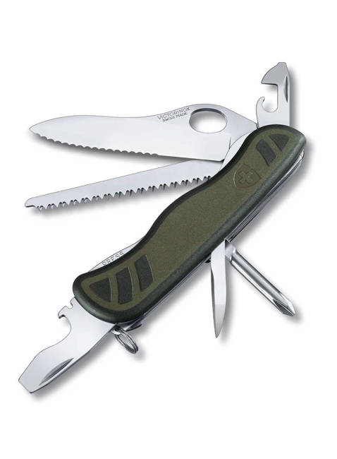 Scyzoryk Victorinox Swiss Soldier's Knife 08 - green / black