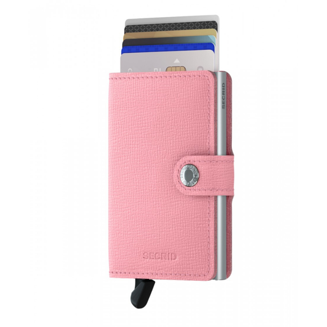 Secrid kompaktowy portfel z RFID Miniwallet Crisple - pink