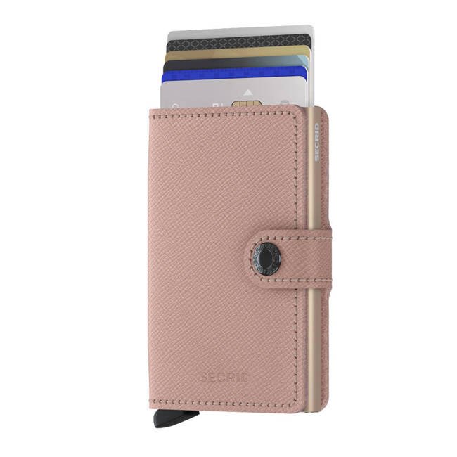 Secrid kompaktowy portfel z RFID Miniwallet Crisple - rose