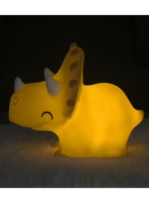 Silikonowa lampka nocna na baterie Dhink Triceratops 
