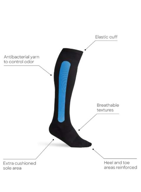 Skarpety kompresyjne Ostrichpillow Bamboo Compression Socks - night walk