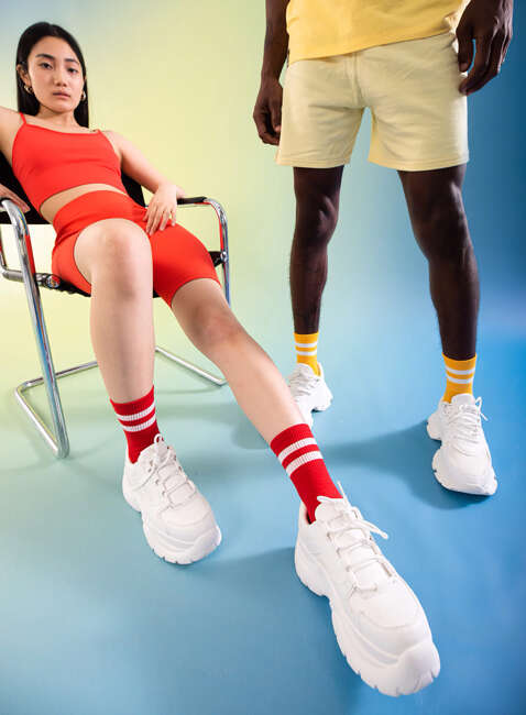 Skarpety unisex Eat My Socks 2 pary Ketchup & Mustard