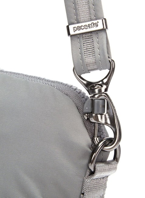 Składana torba antykradzieżowa Pacsafe CX Convertible Crossbody - econyl gravity grey