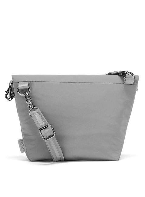 Składana torba antykradzieżowa Pacsafe CX Convertible Crossbody - econyl gravity grey