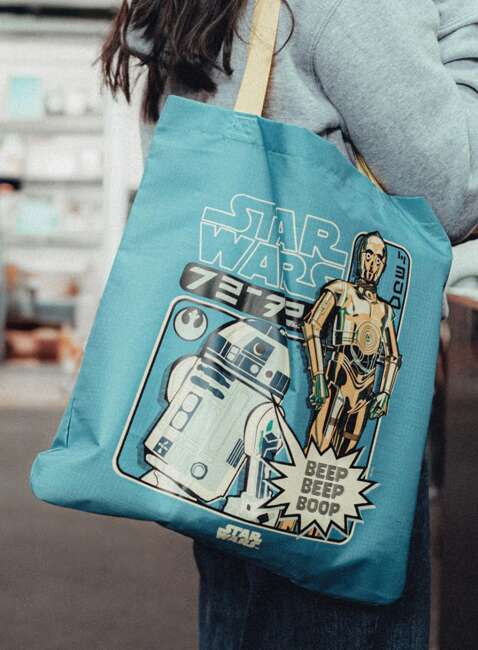 Składana torba na zakupy Orbitkey Foldable Tote Bag Star Wars - C3PO