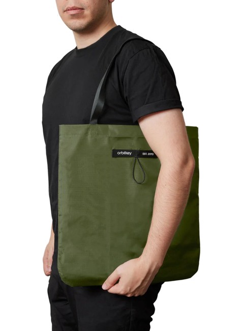 Składana torba na zakupy Orbitkey Foldable Tote Bag - forest green