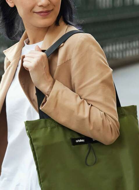 Składana torba na zakupy Orbitkey Foldable Tote Bag - forest green