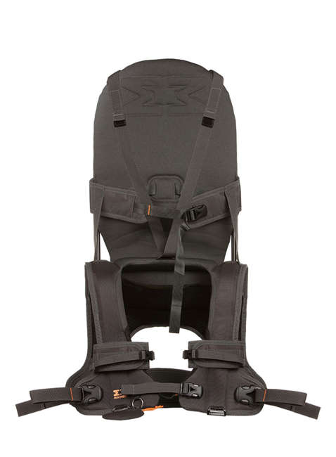 Składane nosidełko dziecięce MiniMeis G54 Shoulder Carrier - black / grey