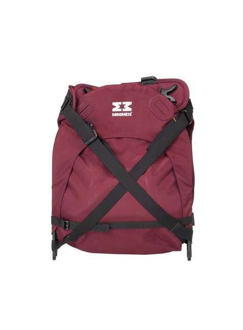 Składane nosidełko dziecięce MiniMeis G54 Shoulder Carrier - burgundy