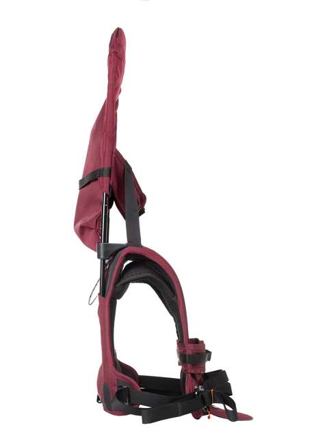 Składane nosidełko dziecięce MiniMeis G54 Shoulder Carrier - burgundy