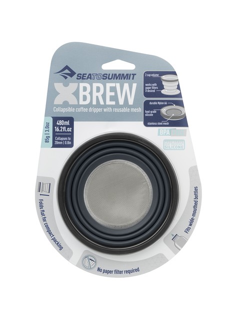 Składany Dripper do kawy Sea to Summit X-Brew - charcoal