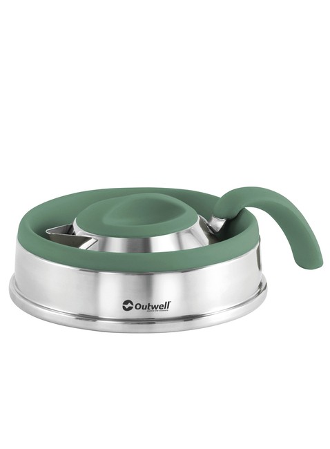 Składany czajnik turystyczny Outwell Collaps Kettle 2,5 l - shadow green