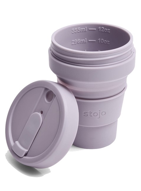 Składany kubek na kawę i herbatę Pocket 355 ml Stojo - lilac