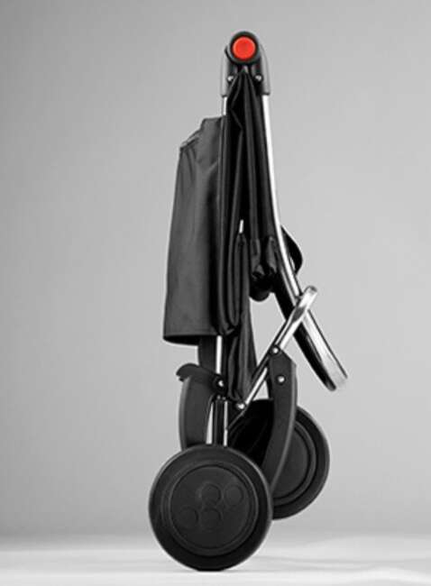 Składany wózek na 4 kołach Rolser I-Max Tweed - black