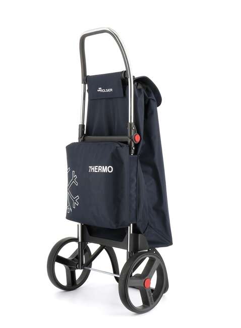 Składany wózek na zakupy Rolser I-Max Thermo Zen 2 koła XL - navy blue