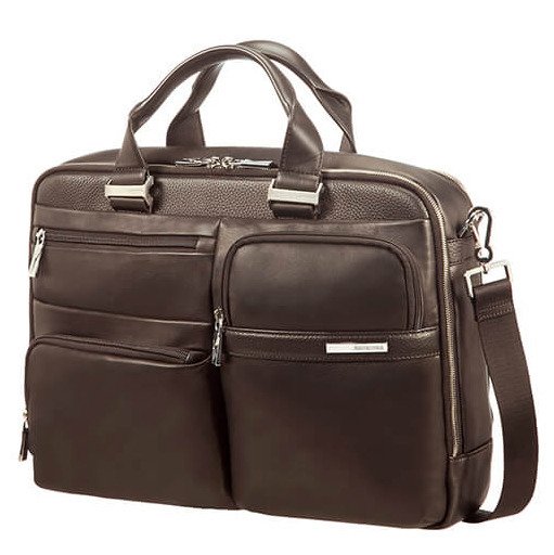 Skórzana torba na laptopa Samsonite Sunstone 15,6" - brown