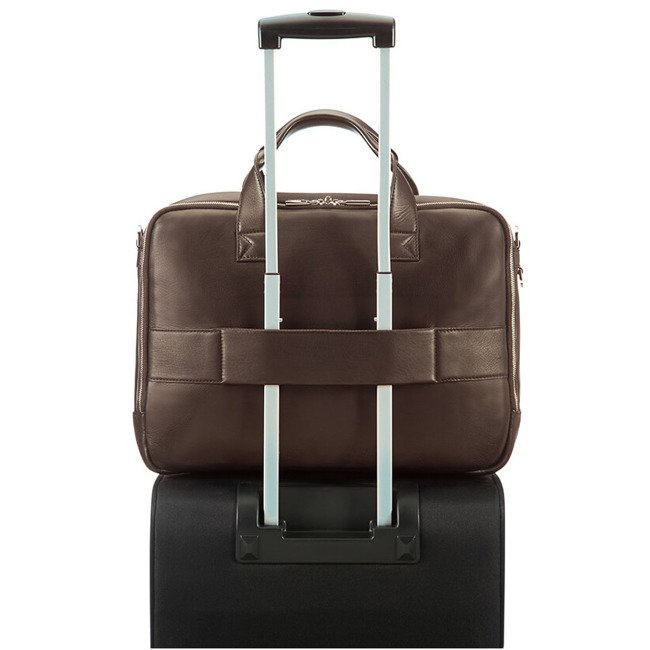 Skórzana torba na laptopa Samsonite Sunstone 15,6" - brown