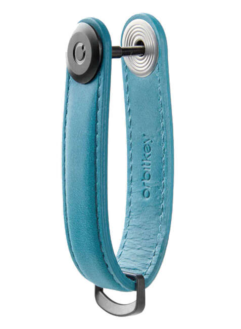 Skórzane etui na klucze Orbitkey Key Organiser Crazy Horse - teal