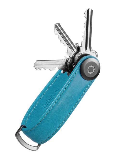 Skórzane etui na klucze Orbitkey Key Organiser Crazy Horse - teal