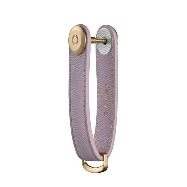 Skórzane etui na klucze Orbitkey Saffiano Key Organizer - lilac