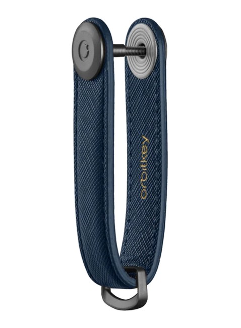 Skórzane etui na klucze Orbitkey Saffiano - oxford navy