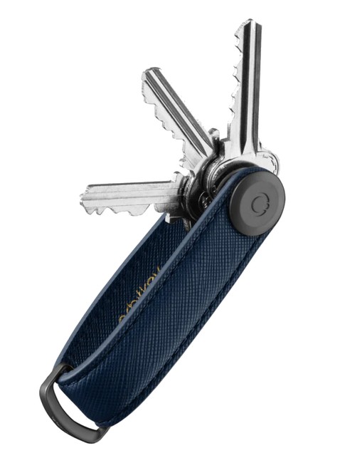 Skórzane etui na klucze Orbitkey Saffiano - oxford navy