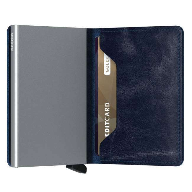 Slimwallet Secrid ochrona RFID Vintage - blue