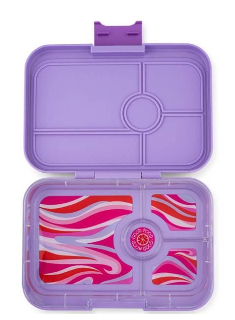 Śniadaniówka do szkoły XL Yumbox Tapas 4 sekcje - ibiza purple / groovy