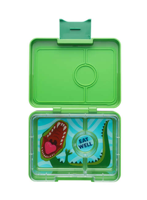 Śniadaniówka / lunchbox dziecięcy Yumbox Snack - jurassic green / dinosaur