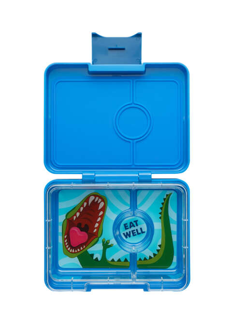 Śniadaniówka / lunchbox dziecięcy Yumbox Snack - surf blue / dinosaur
