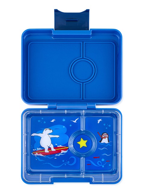 Śniadaniówka / lunchbox dziecięcy Yumbox Snack - surf blue / polar bear tray