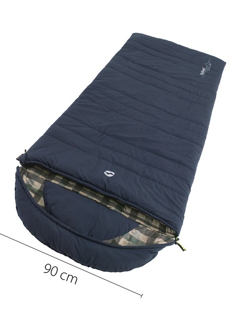 Śpiwór jednoosobowy Outwell Camper Lux L - deep blue