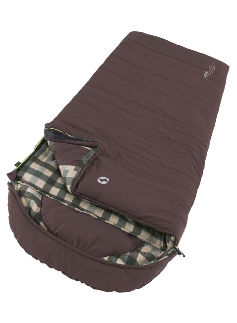 Śpiwór jednoosobowy Outwell Camper Lux Supreme L - brown