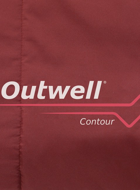 Śpiwór jednoosobowy Outwell Contour Lux R - red