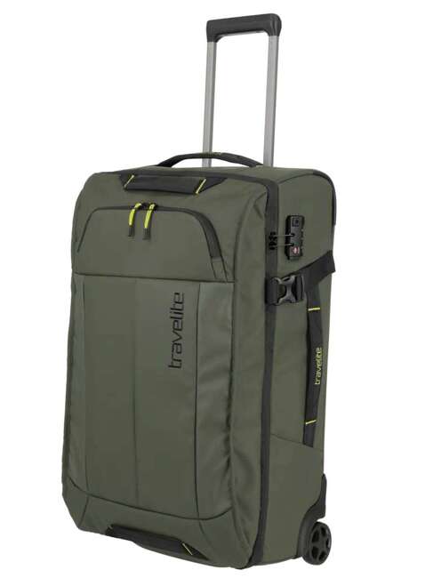 Średnia torba podróżna Travelite Briize Roller Travelling Bag M - khaki