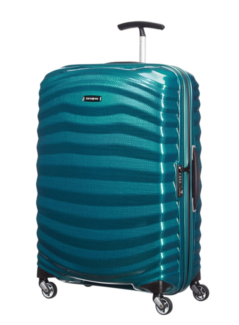 Średnia walizka Samsonite Lite-Shock spinner - petrol blue
