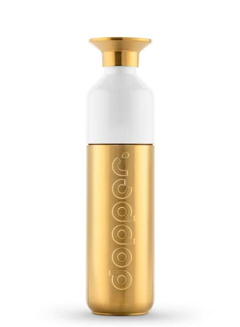 Stalowa butelka bidon Dopper Solid Steel 490 ml - gold