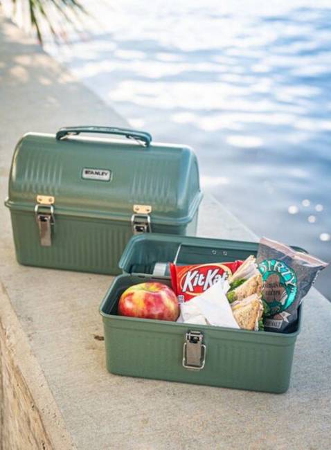 Stalowy Lunchbox Stanley Vintage Classic 9,4 l - hammertone green