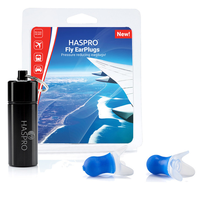 Stopery zatyczki do uszu do podróżowania Haspro Fly EarPlugs